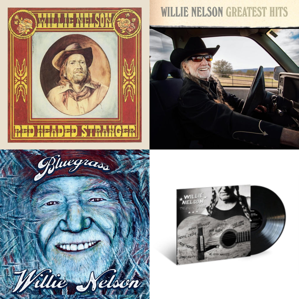 Red Headed Stranger (150G/Dl Insert) & Greatest Hits & Bluegrass (Electric Blue LP Vinyl) & Great Divide