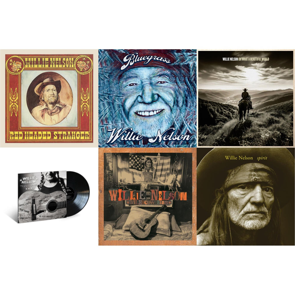 Red Headed Stranger (150G/Dl Insert) & Bluegrass (Electric Blue LP Vinyl) & Oh What A Beautiful World & Great Divide & Milk Cow Blues (2LP/180G) & Spirit (180G)