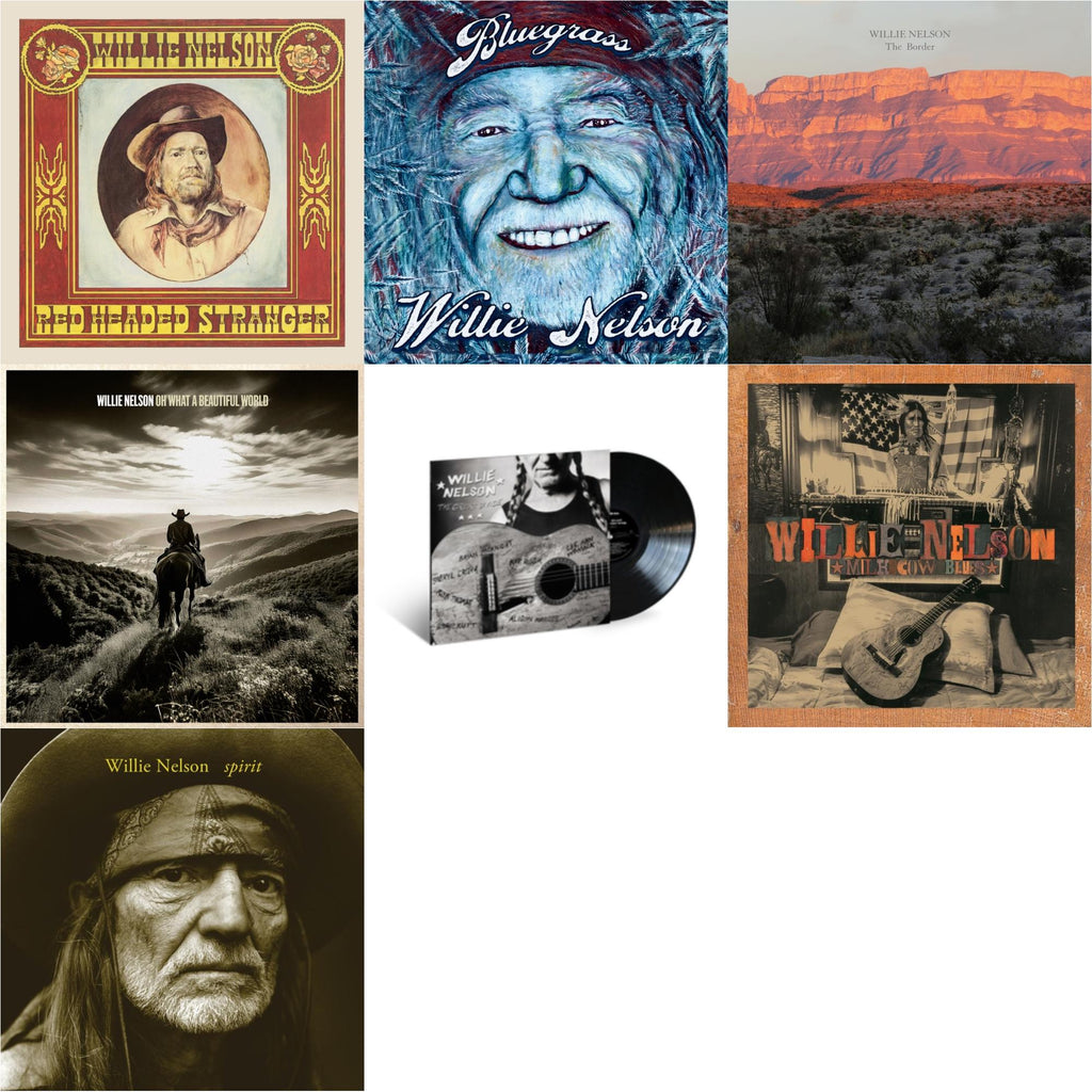 Red Headed Stranger (150G/Dl Insert) & Bluegrass (Electric Blue LP Vinyl) & Border & Oh What A Beautiful World & Great Divide & Milk Cow Blues (2LP/180G) & Spirit (180G)