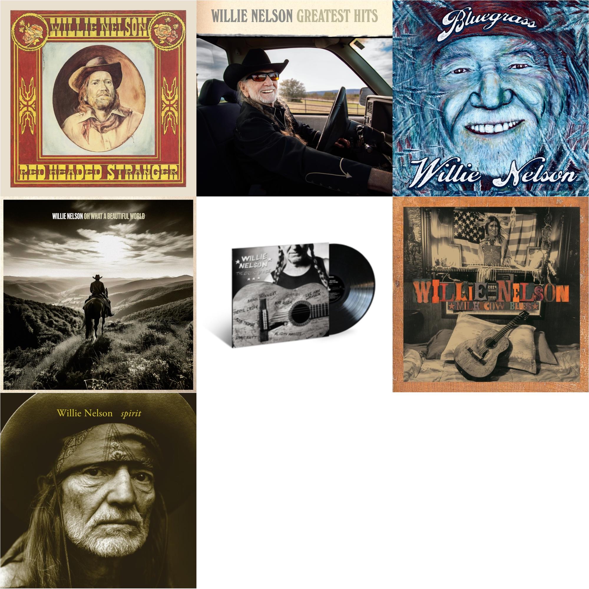 Red Headed Stranger (150G/Dl Insert) & Greatest Hits & Bluegrass (Electric Blue LP Vinyl) & Oh What A Beautiful World & Great Divide & Milk Cow Blues (2LP/180G) & Spirit (180G)