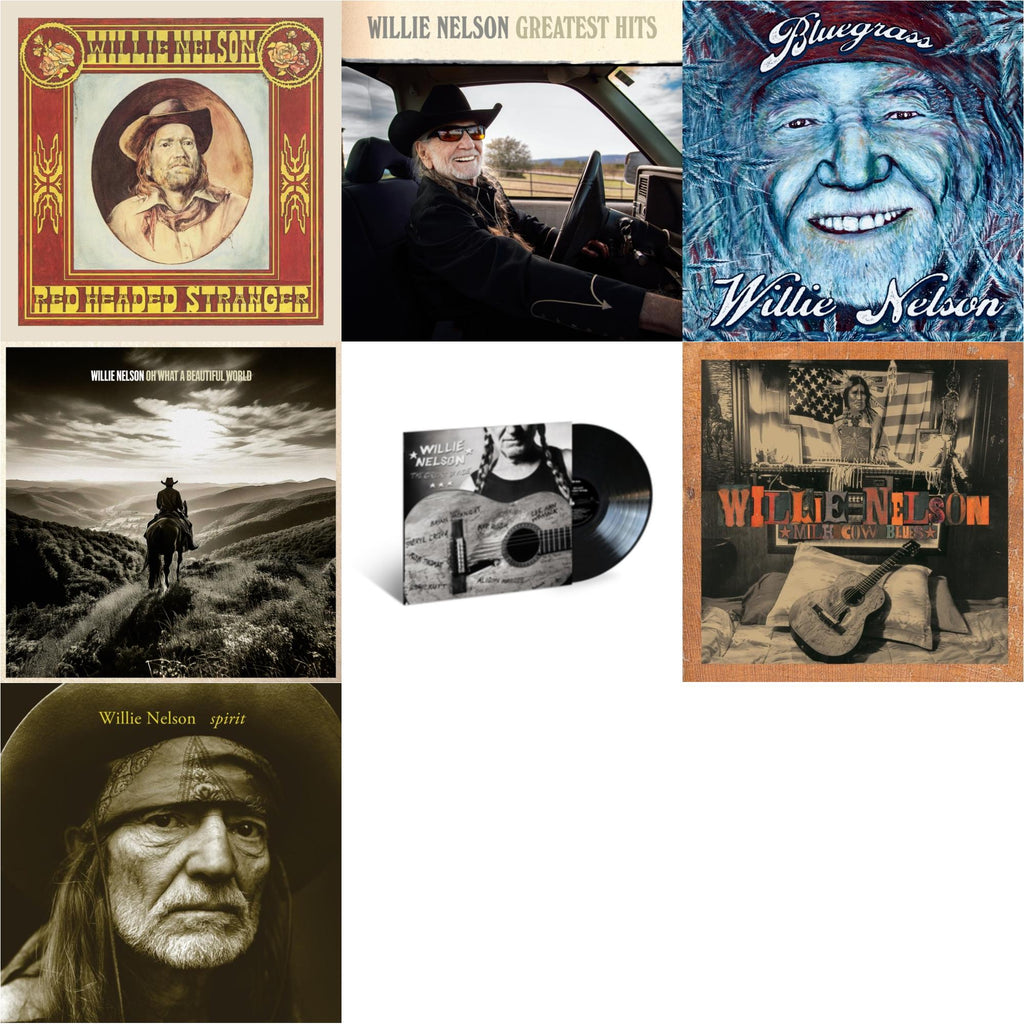 Red Headed Stranger (150G/Dl Insert) & Greatest Hits & Bluegrass (Electric Blue LP Vinyl) & Oh What A Beautiful World & Great Divide & Milk Cow Blues (2LP/180G) & Spirit (180G)