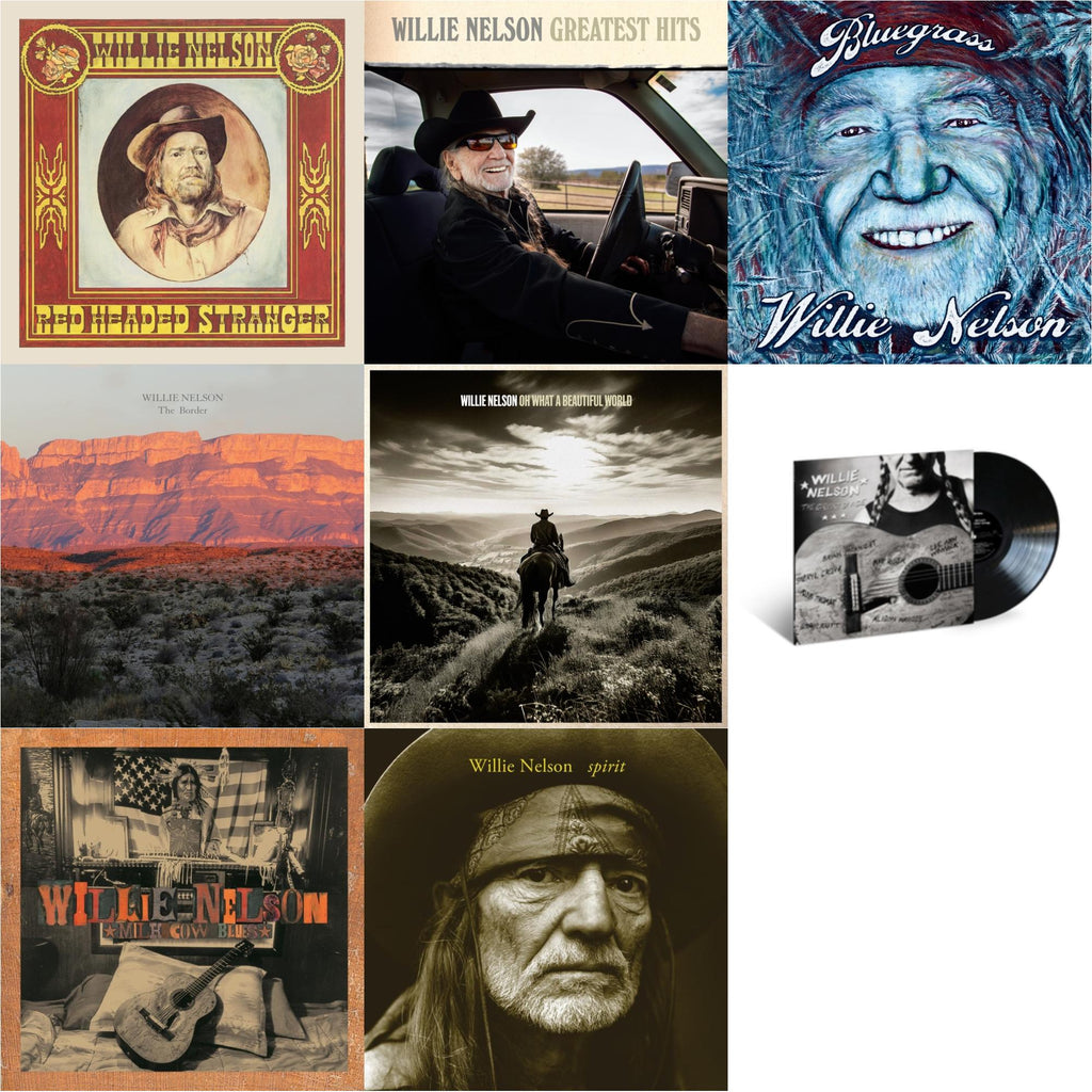 Red Headed Stranger (150G/Dl Insert) & Greatest Hits & Bluegrass (Electric Blue LP Vinyl) & Border & Oh What A Beautiful World & Great Divide & Milk Cow Blues (2LP/180G) & Spirit (180G)