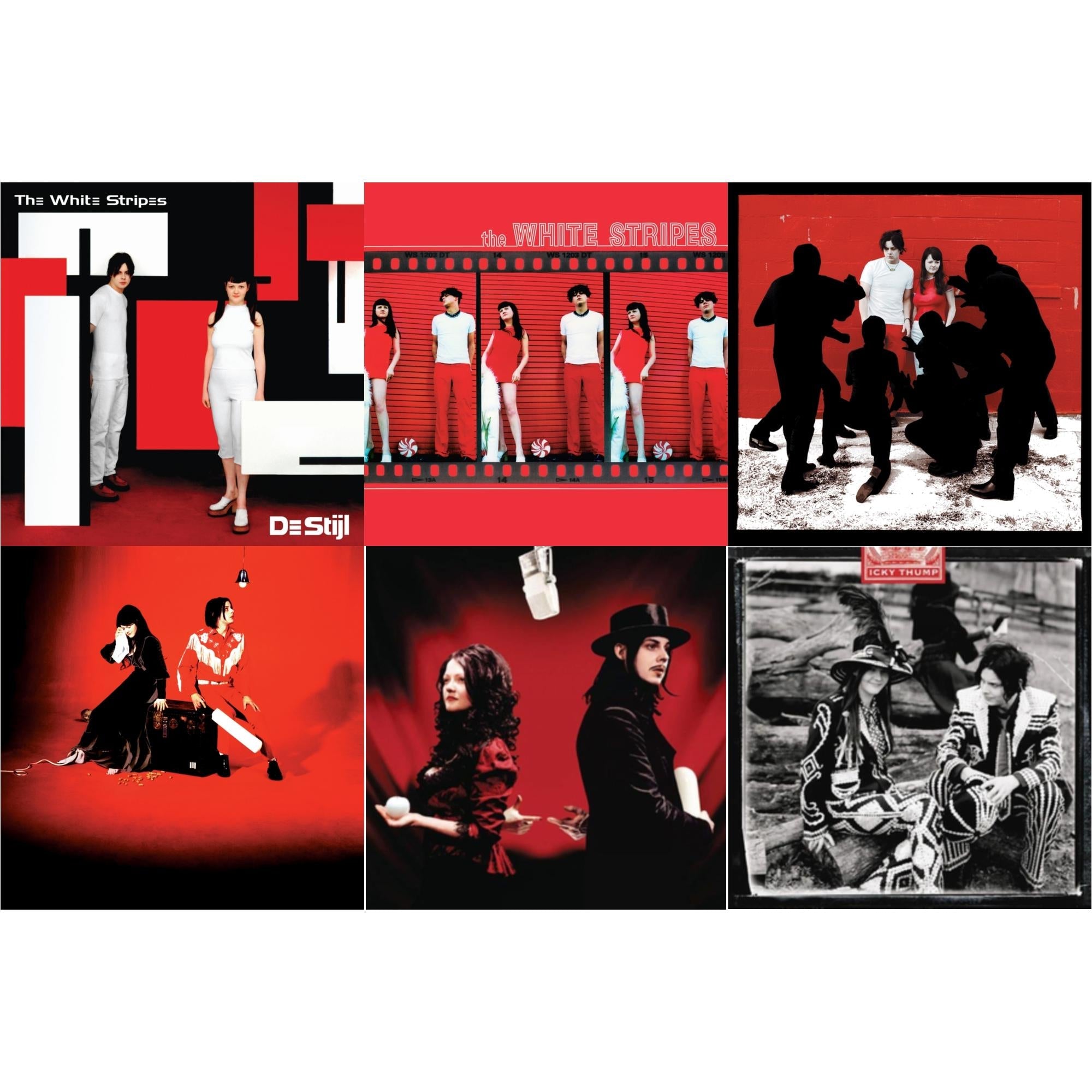 Elephant (2LP) & Get Behind Me Satan (2LP) & Icky Thump (2LP) & De Stijl & White Blood Cells (Reissue) & White Stripes