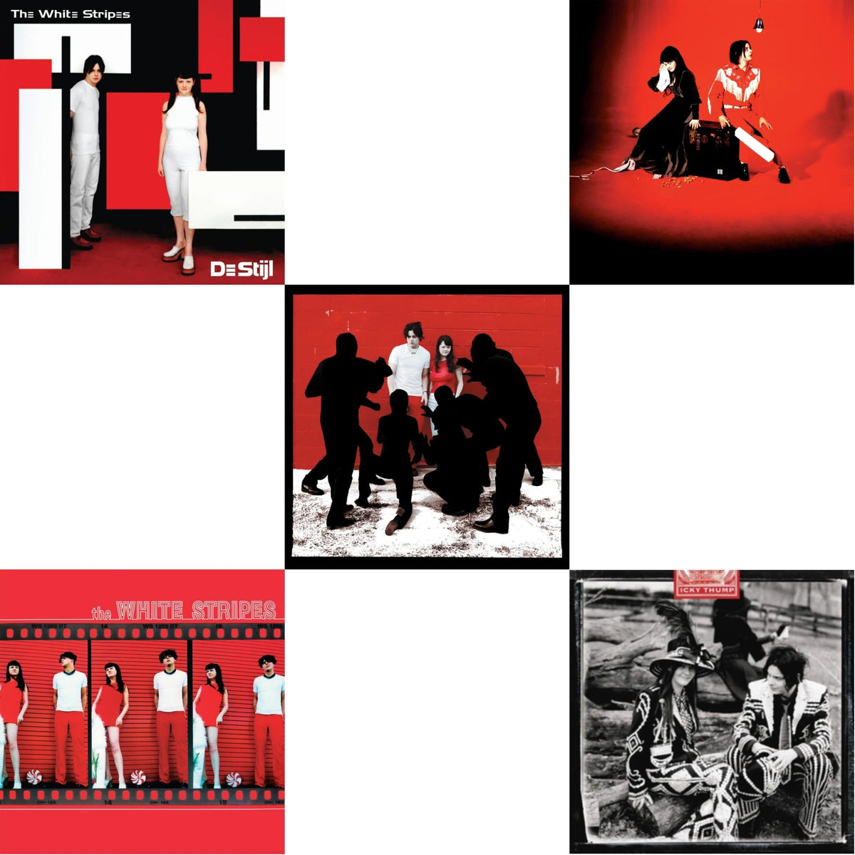 Elephant (2LP) & Icky Thump (2LP) & De Stijl & White Blood Cells (Reissue) & White Stripes
