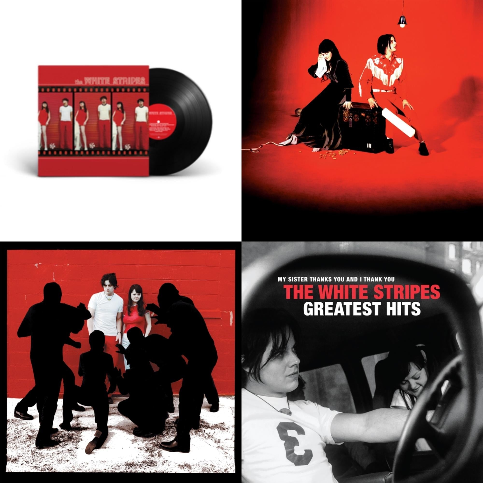 White Stripes & Elephant (2LP) & White Blood Cells (Reissue) & White Stripes Greatest Hits (2LP)
