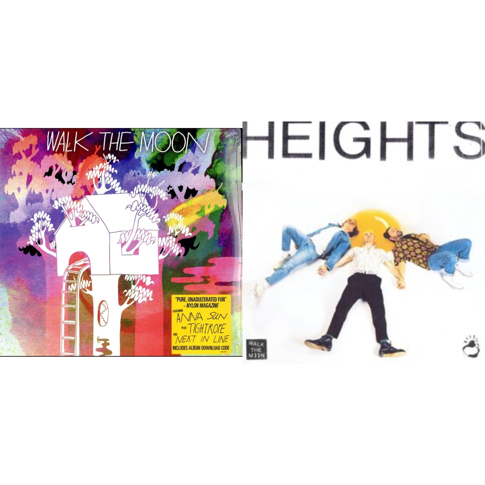 Walk The Moon - Heights (180G) & Walk The Moon (180G/Dl Card) - LP Vinyl Bundle