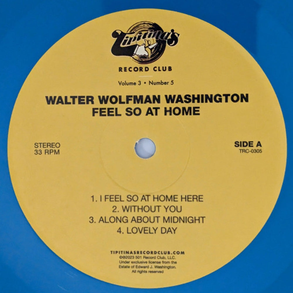 Walter Washington  Wolfman – Feel So At Home (LP Vinyl) Vinyl Record