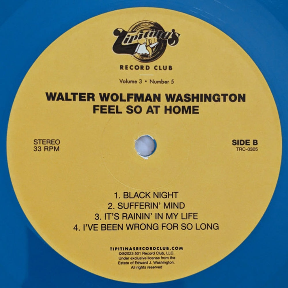 Walter Washington  Wolfman – Feel So At Home (LP Vinyl) Vinyl Record