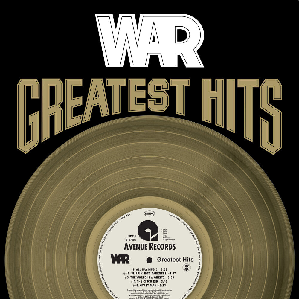 War – Greatest Hits Music CD