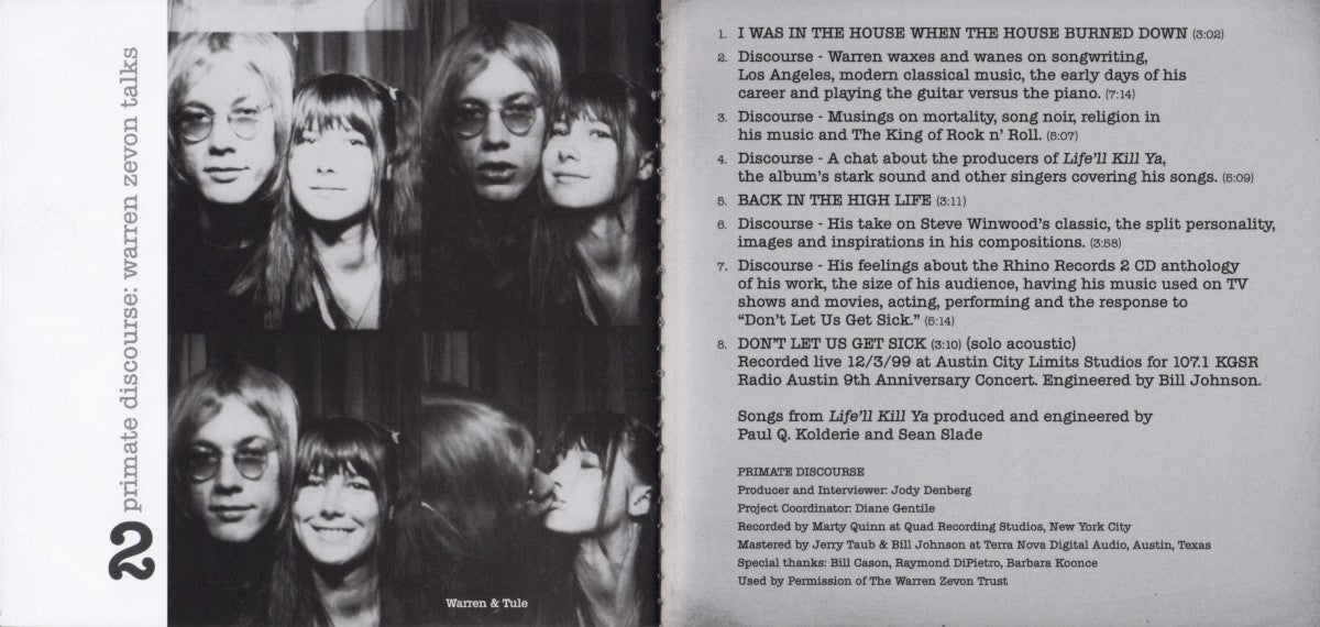 Warren Zevon – Preludes (2-CD) Music CD