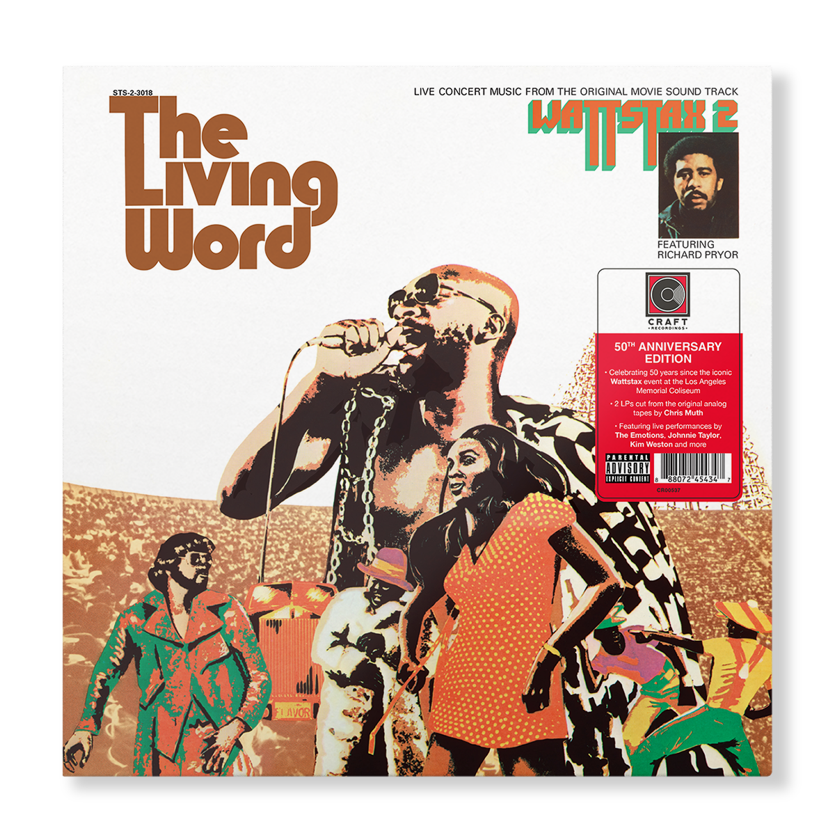 The Living Word: Wattstax 2 2 Vinyl Record