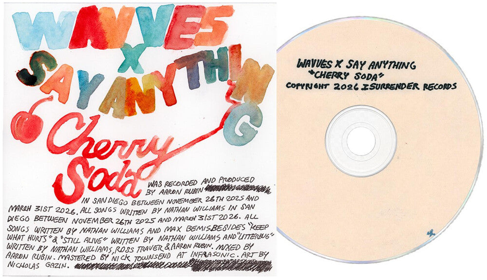 Wavves x Say Anything – Cherry Soda Music CD