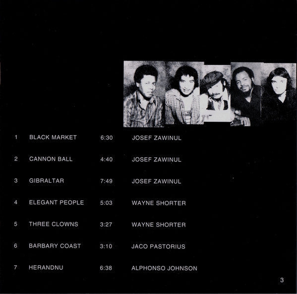 Weather Report – Black Market Music CD