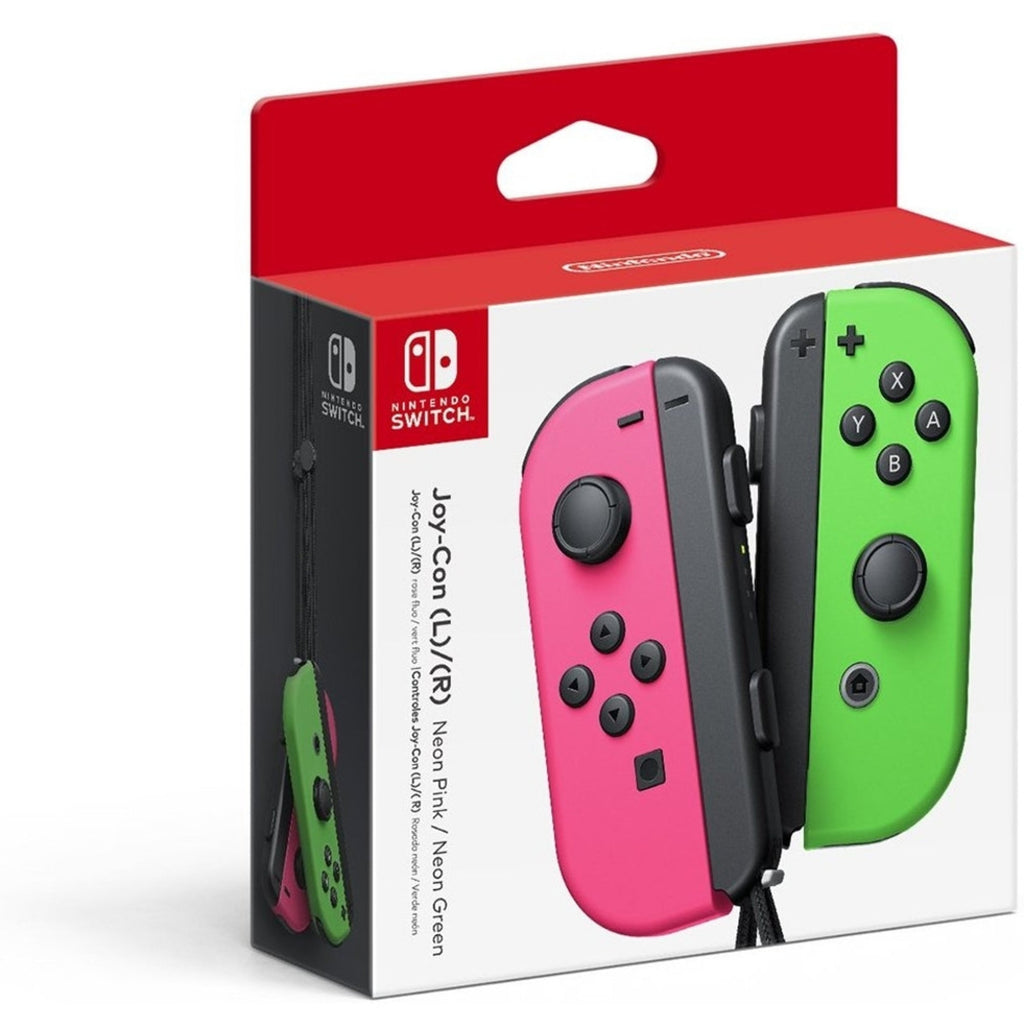 Switch Joy-Con (L/R) - Neon Pink & Green