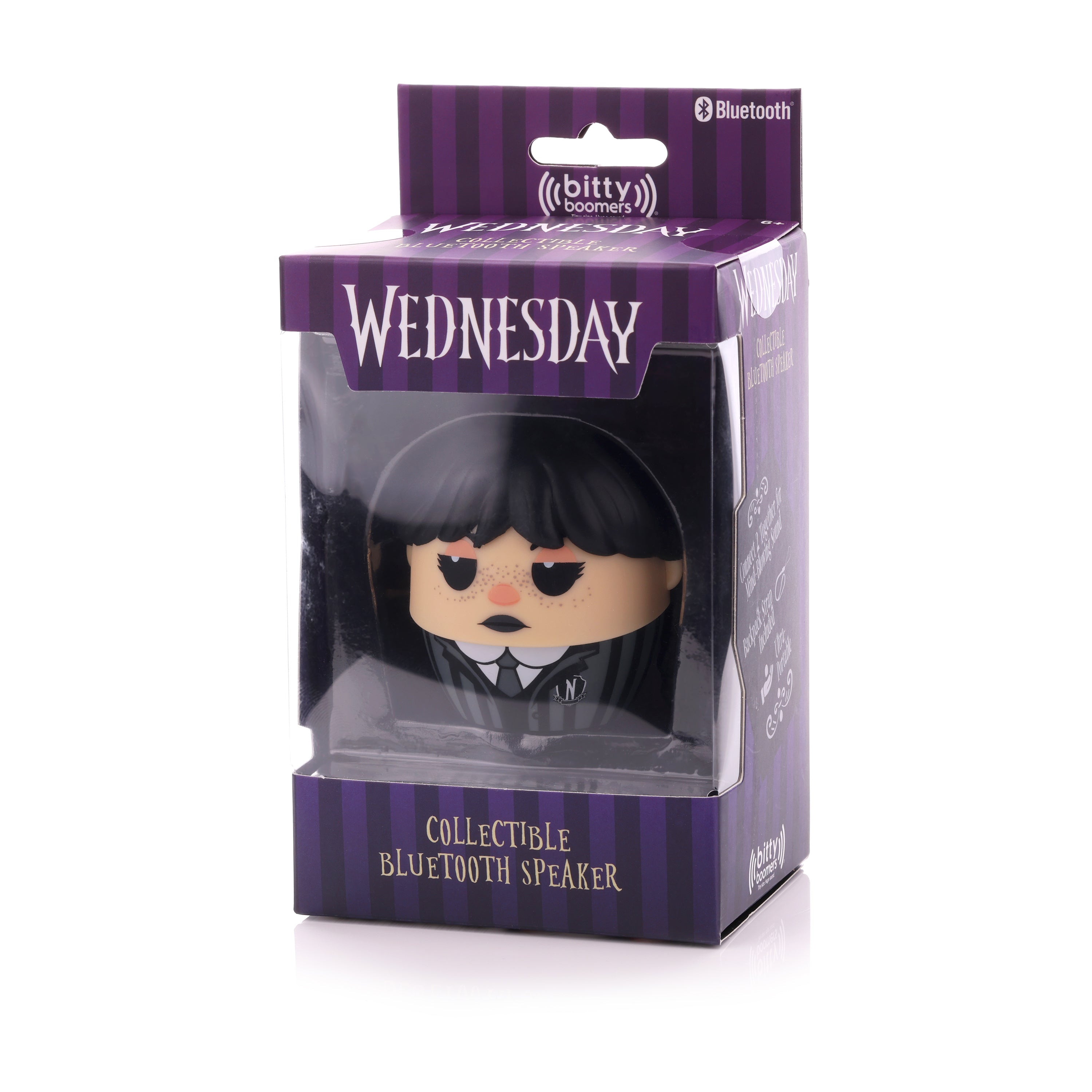 Wednesday Addams Bitty Boomers Portable Bluetooth Speaker