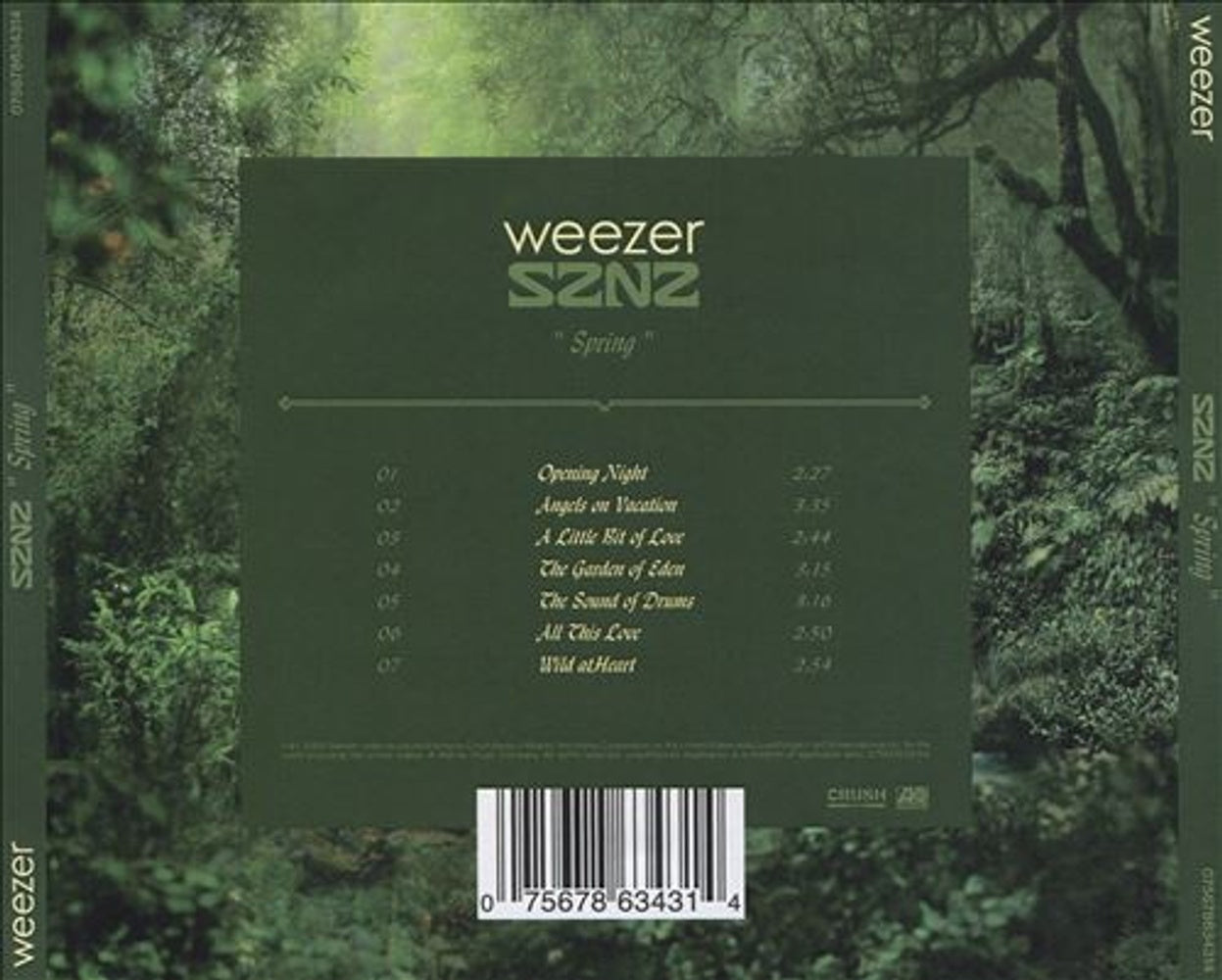 Weezer – SZNZ: Spring EP Music CD