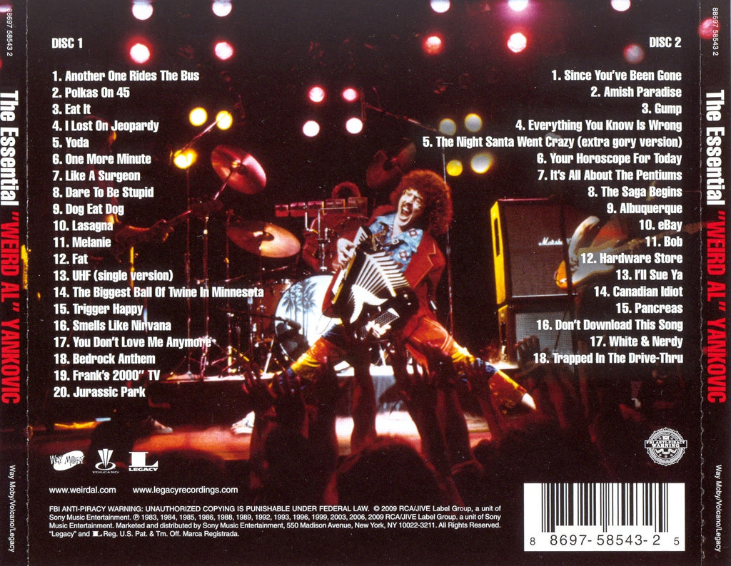 'Weird Al' Yankovic – The Essential Weird Al Yankovic (2-CD) Music CD