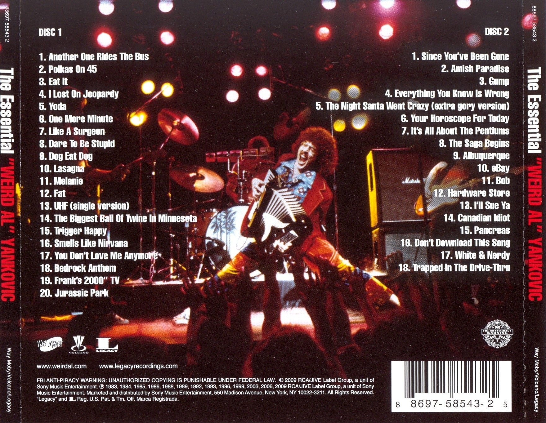 'Weird Al' Yankovic – The Essential Weird Al Yankovic (2-CD) Music CD