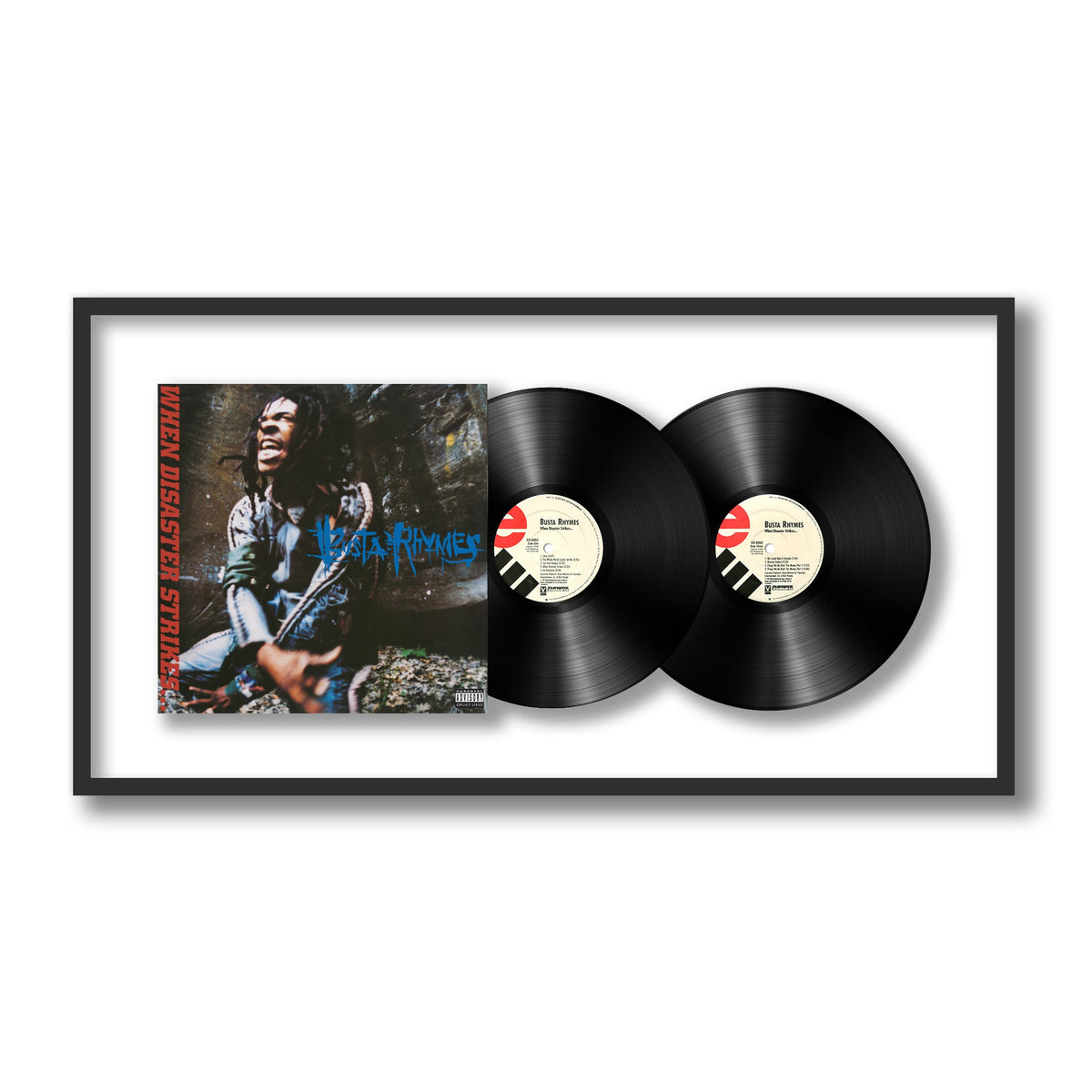 Busta Rhymes - When Disaster Strikes... - Framed Vinyl Record