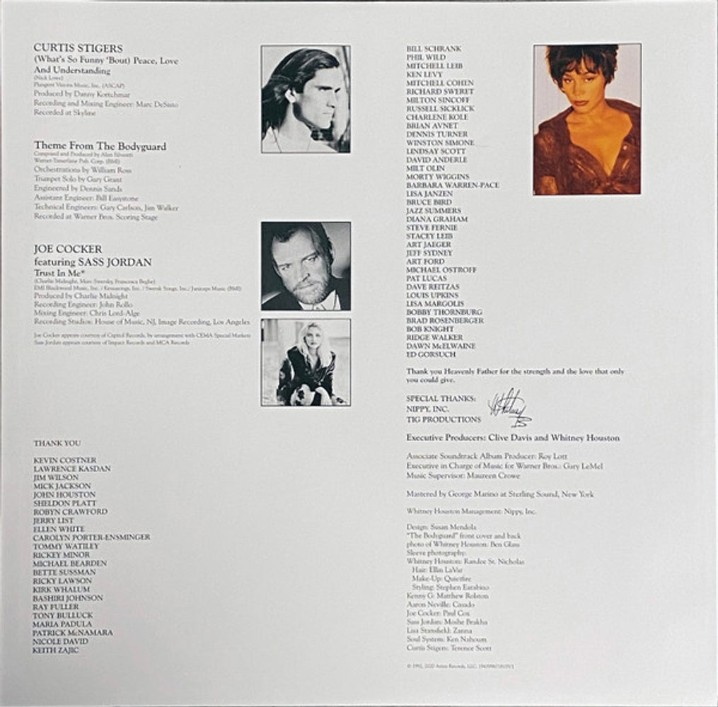Whitney Houston – The Bodyguard: Original Soundtrack (LP Vinyl) Vinyl Record