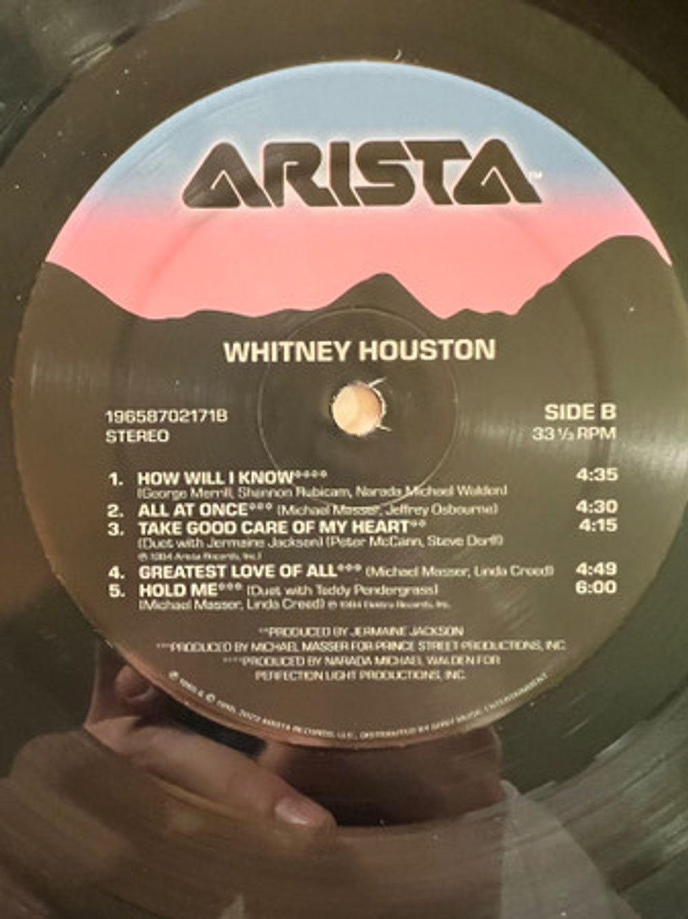 Whitney Houston – Whitney Houston (LP Vinyl) Vinyl Record