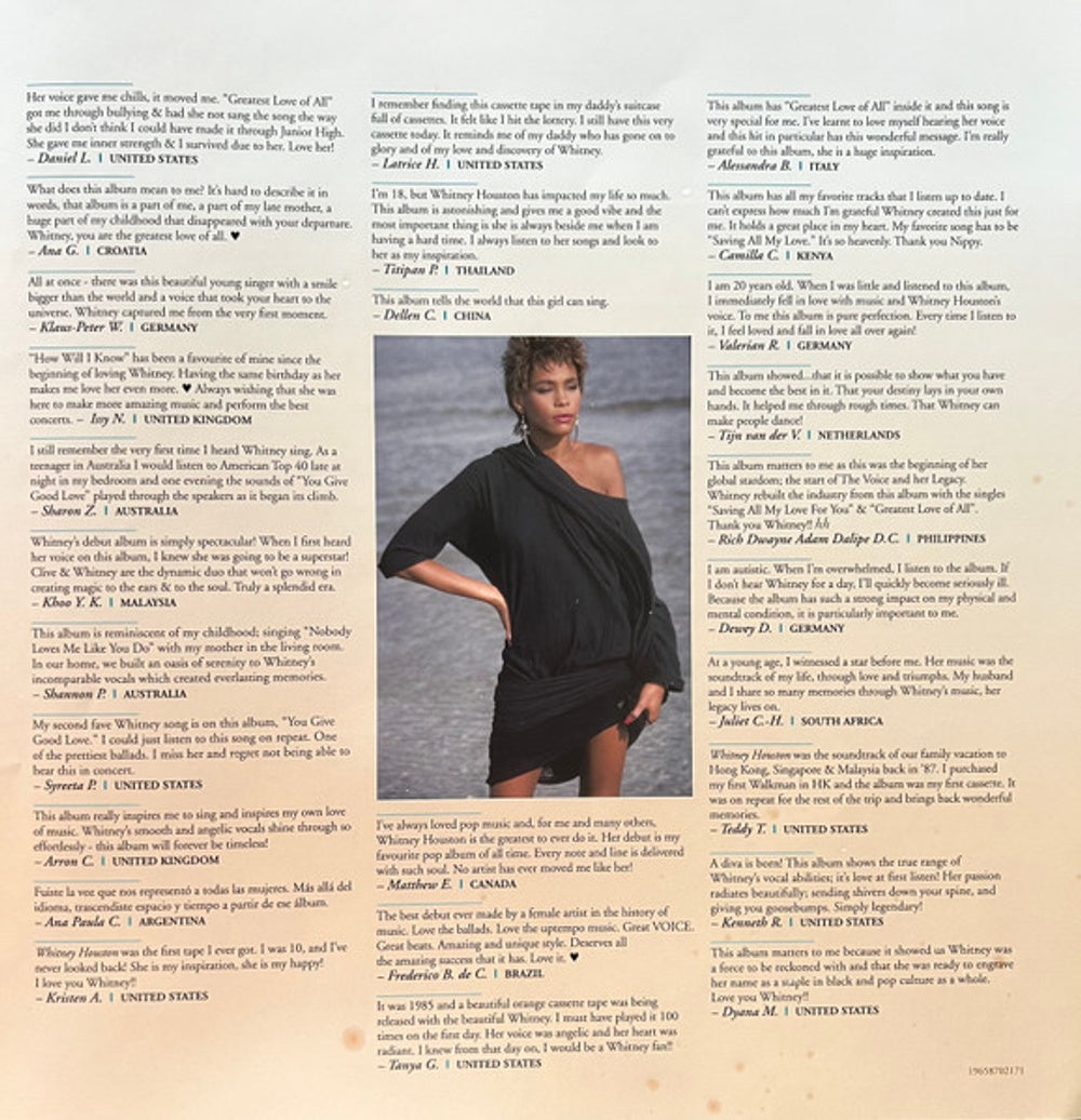 Whitney Houston – Whitney Houston (LP Vinyl) Vinyl Record