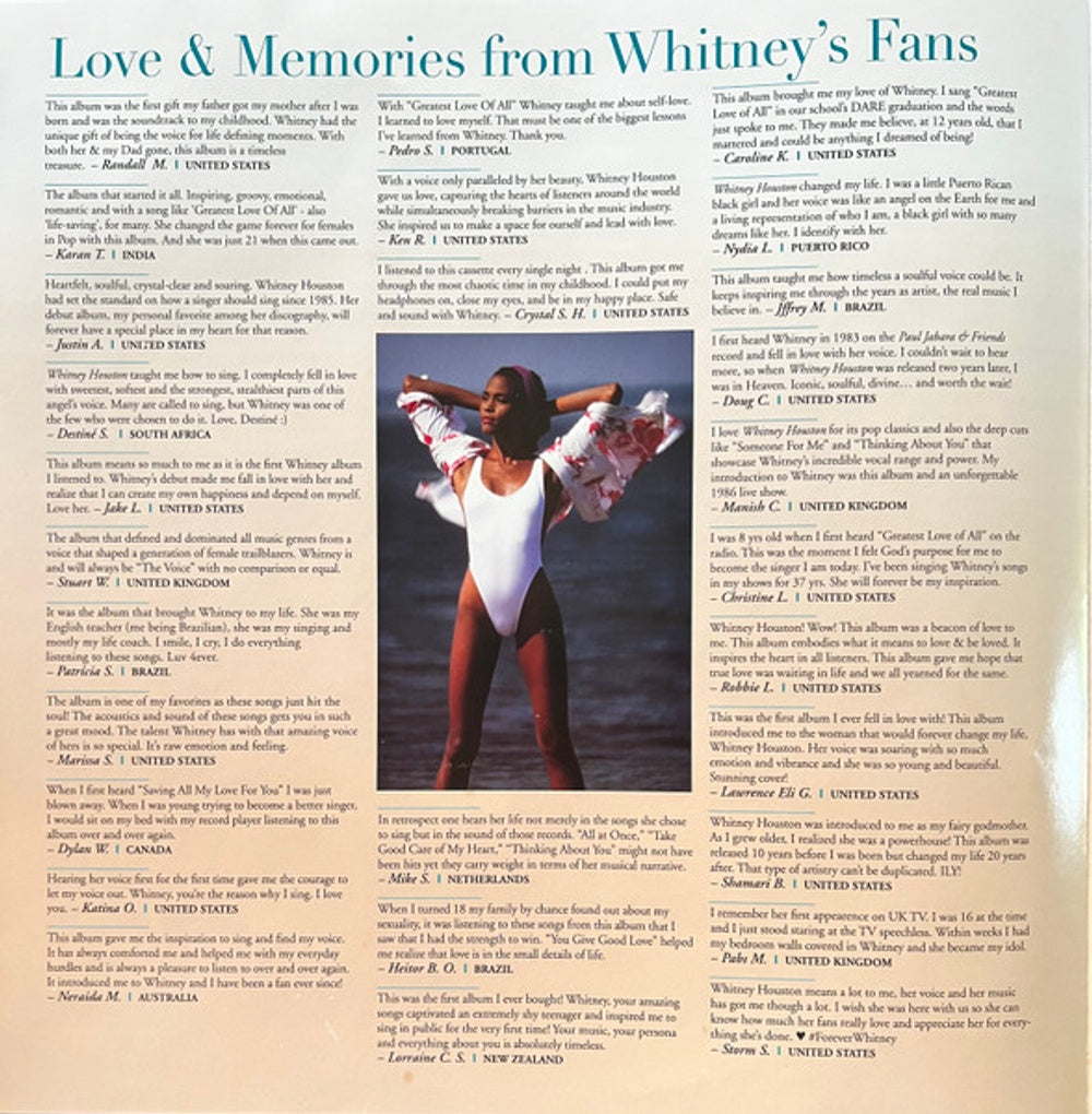 Whitney Houston – Whitney Houston (LP Vinyl) Vinyl Record
