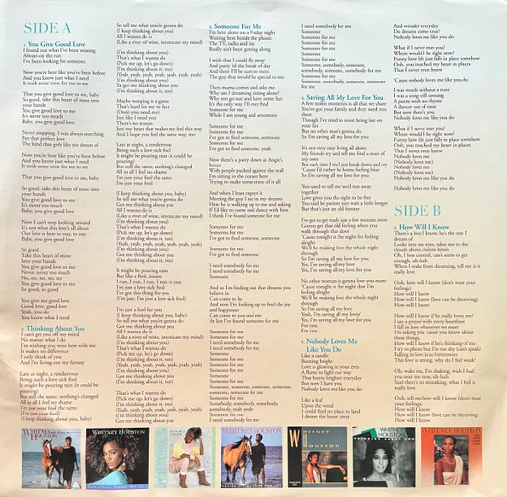 Whitney Houston – Whitney Houston (LP Vinyl) Vinyl Record