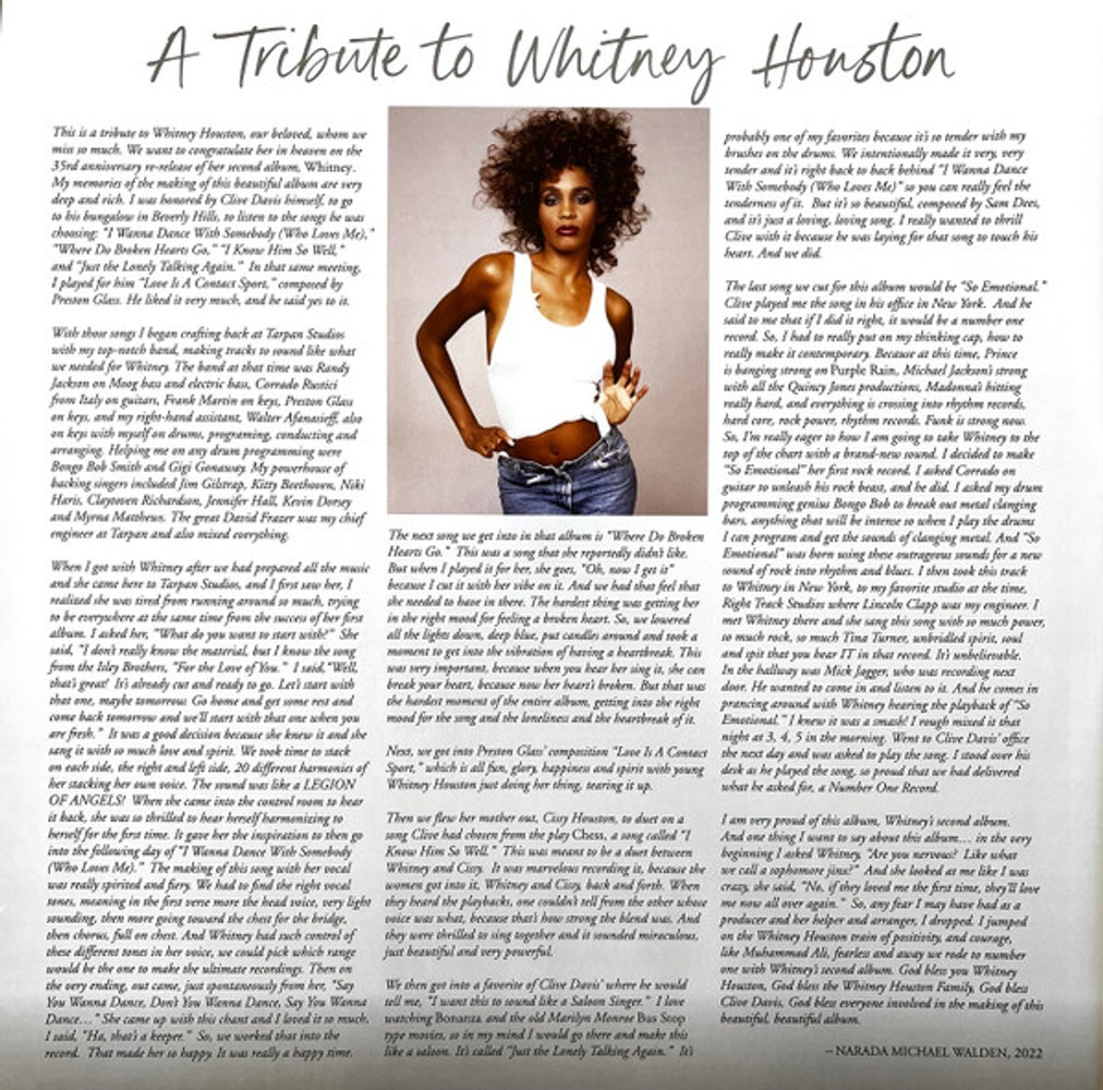 Whitney Houston – Whitney (LP Vinyl) Vinyl Record