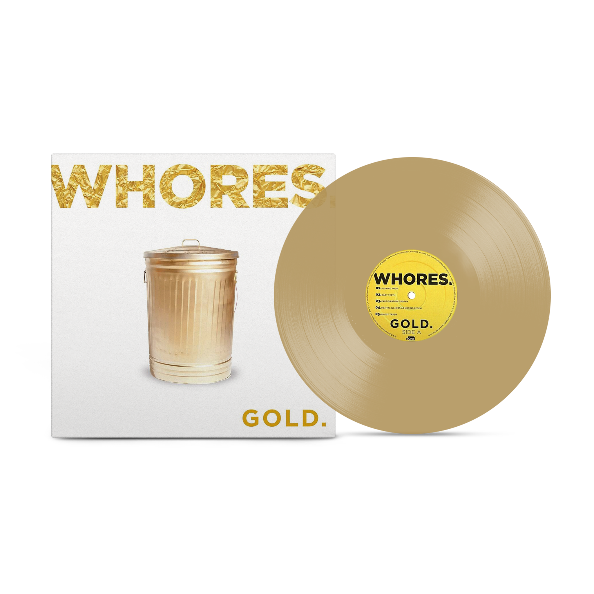 Whores. - Gold Transparent Tan Vinyl Record