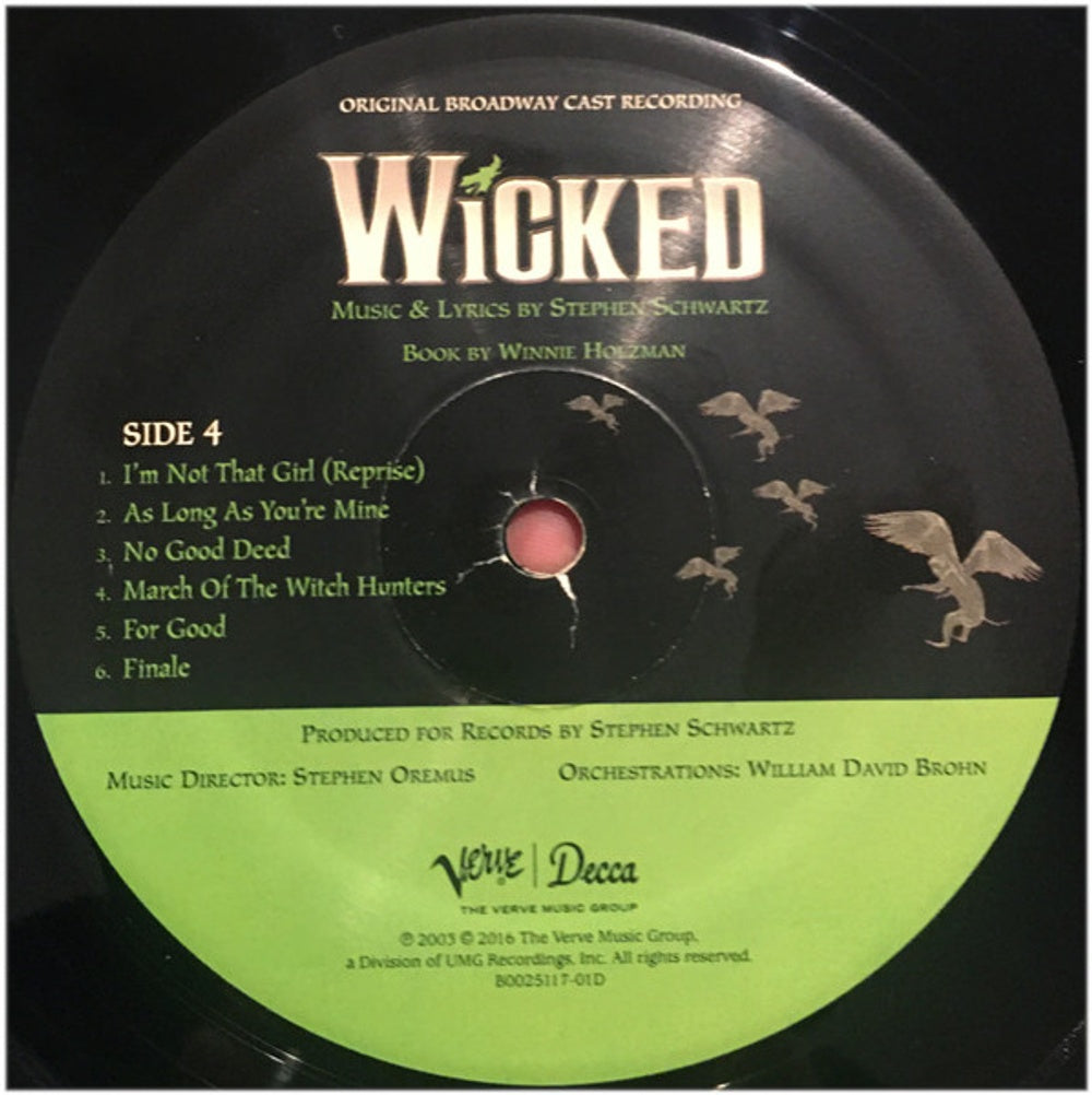 Wicked - Original Cast Recording (2-LP Vinyl) Vinyl Record