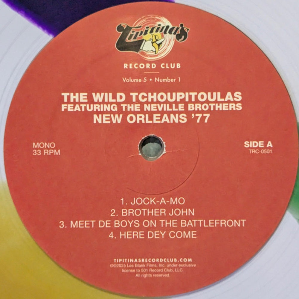 Wild Tchoupitoulas ft. The Neville Brothers: New Orleans '77 (LP Vinyl) Vinyl Record