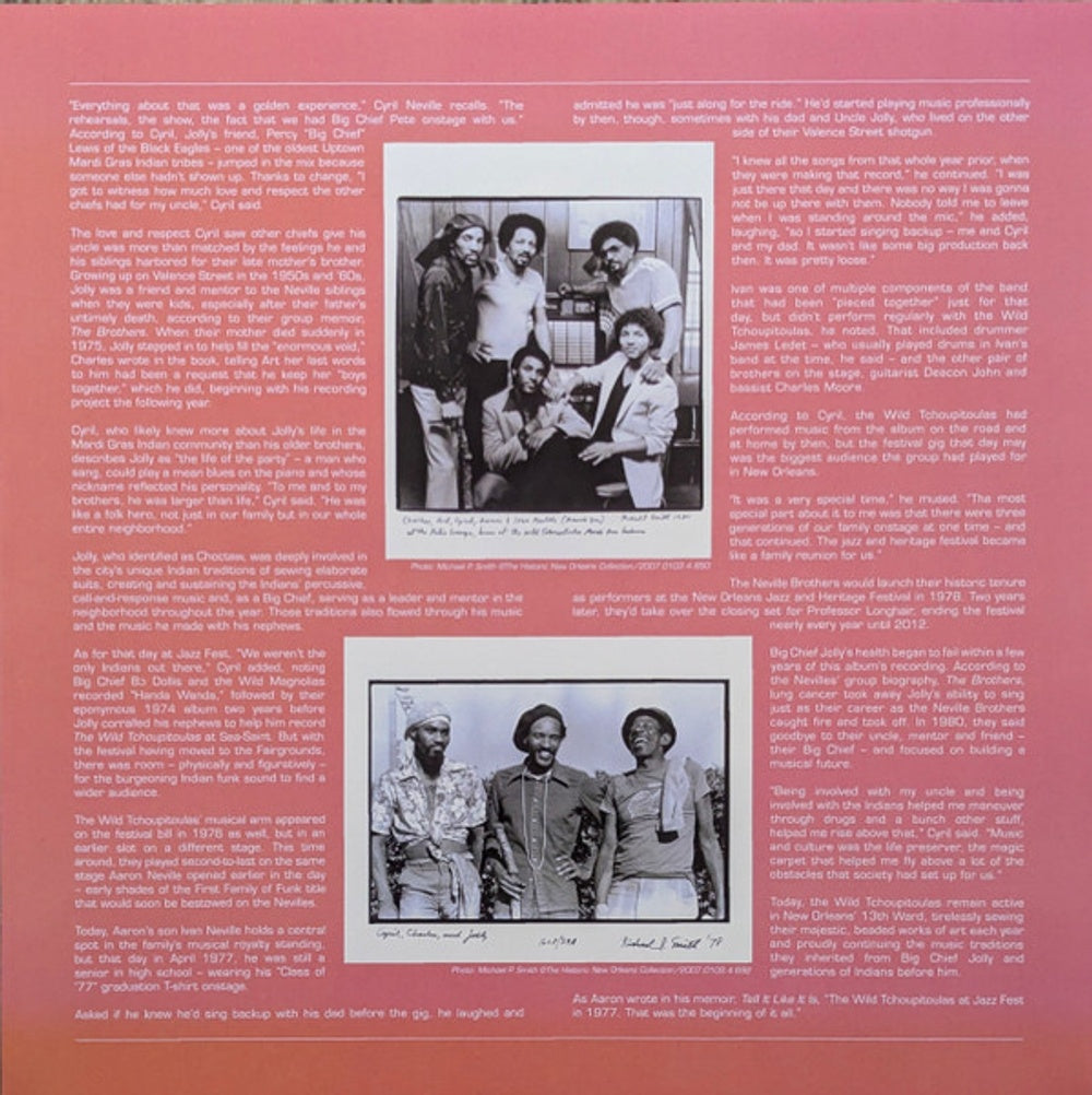 Wild Tchoupitoulas ft. The Neville Brothers: New Orleans '77 (LP Vinyl) Vinyl Record