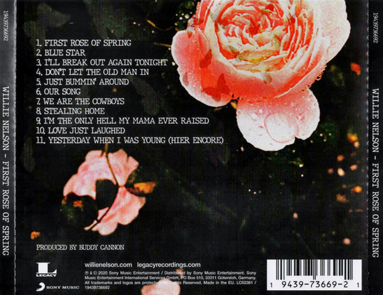 Willie Nelson – First Rose Of Spring Music CD