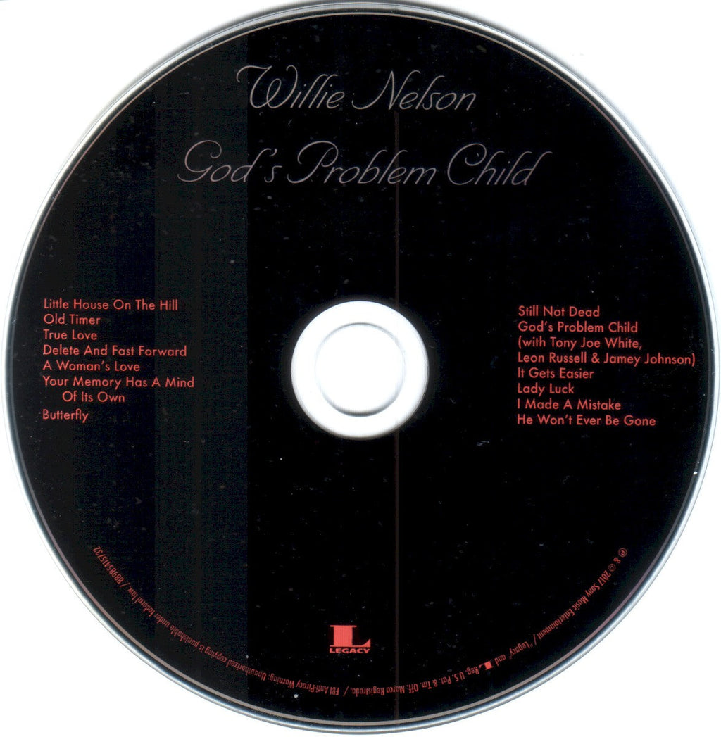 Willie Nelson – God's Problem Child Music CD