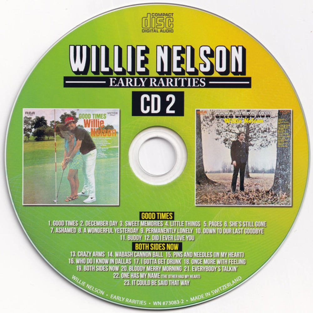 Willie Nelson – Here's Willie Nelson / Country Willie / Good Times (2-CD) Music CD