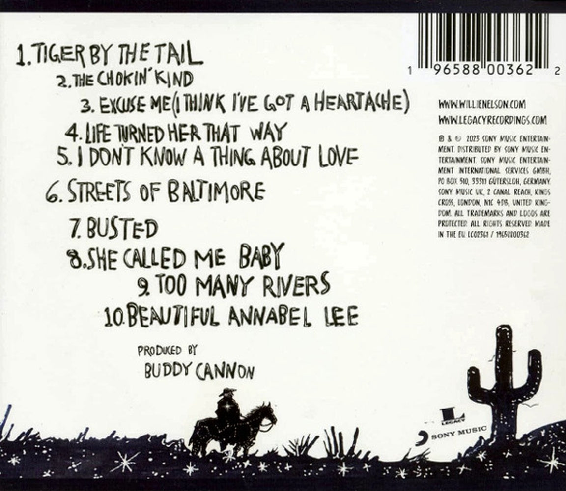 Willie Nelson – I Don’t Know A Thing About Love: The Songs of Harlen Howard Music CD