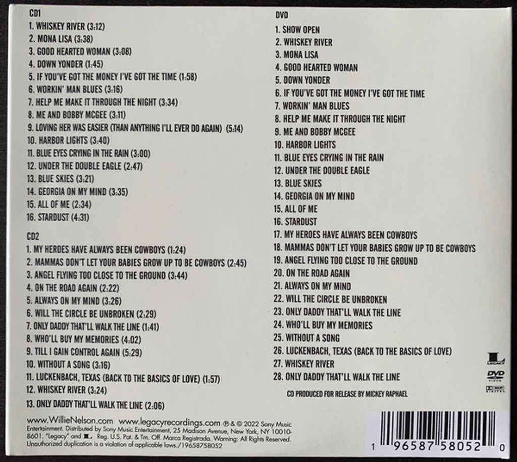 Willie Nelson – Live At Budokan (2-CD + DVD) Music CD