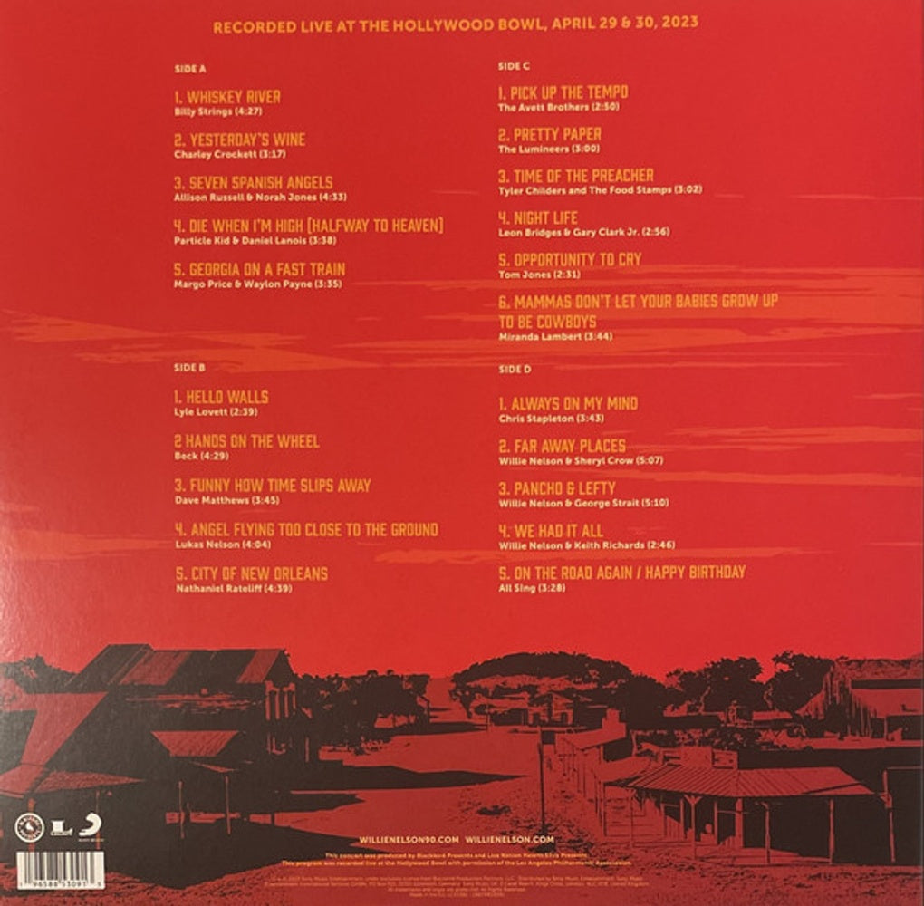 Willie Nelson – Long Story Short: Willie 90: Live At The Hollywood Bowl Vol. 1 (2-LP Vinyl) Vinyl Record