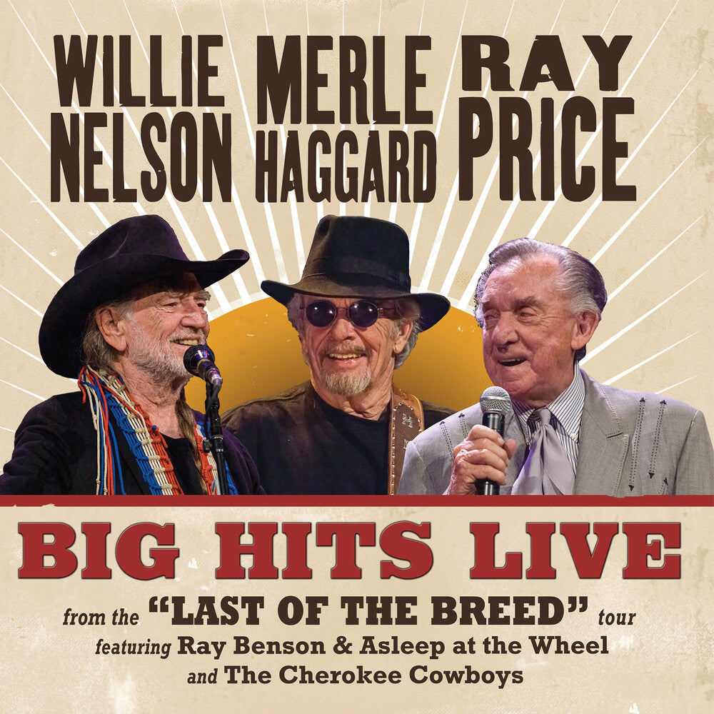 Willie Nelson / Merle Haggard / Ray Price – Big Hits Live From The Last Of The Breed Tour (LP Vinyl) Vinyl Record