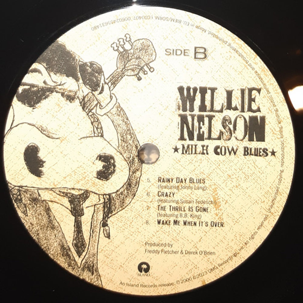 Willie Nelson – Milk Cow Blues (2-LP Vinyl) Vinyl Record