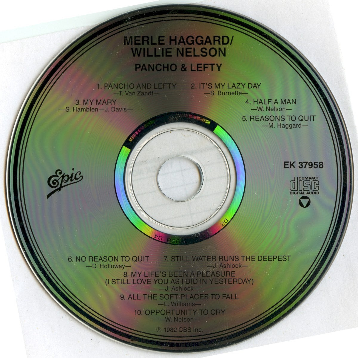 Willie Nelson – Pancho and Lefty Music CD
