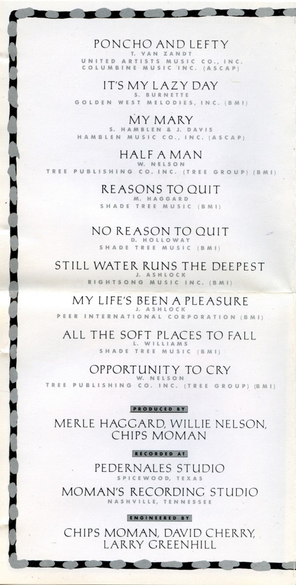 Willie Nelson – Pancho and Lefty Music CD