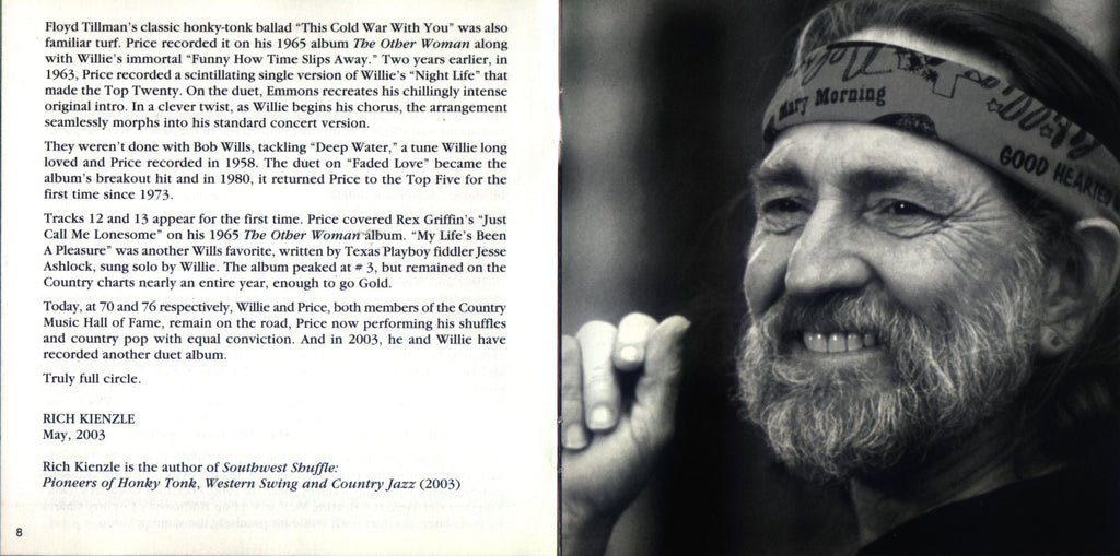 Willie Nelson & Ray Price – San Antonio Rose Music CD