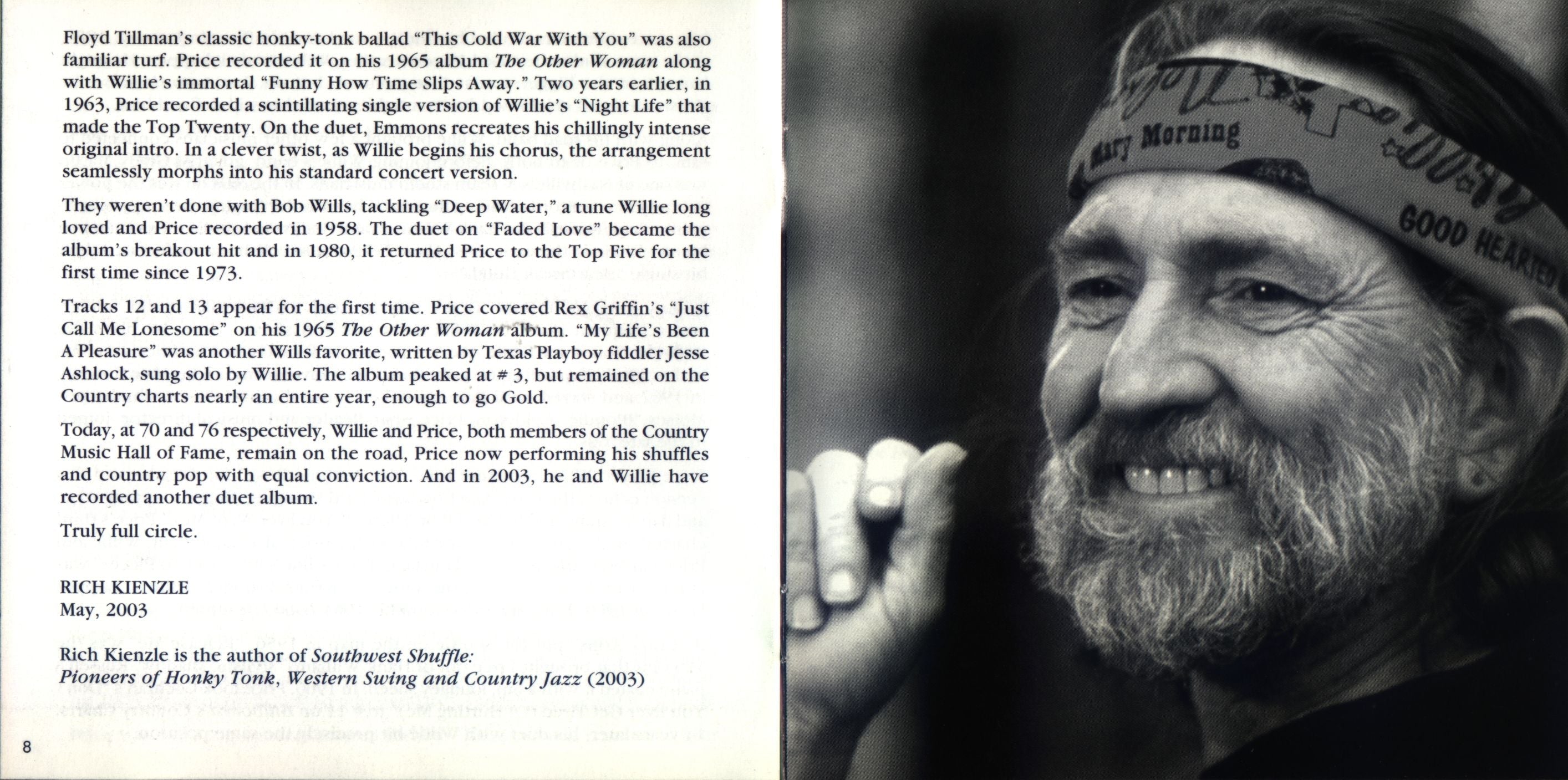 Willie Nelson & Ray Price – San Antonio Rose Music CD
