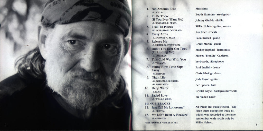 Willie Nelson & Ray Price – San Antonio Rose Music CD