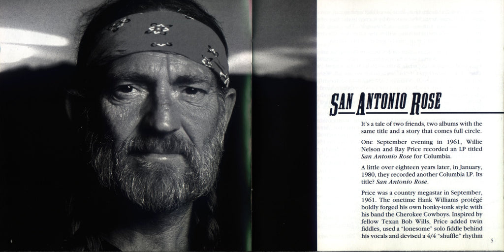Willie Nelson & Ray Price – San Antonio Rose Music CD