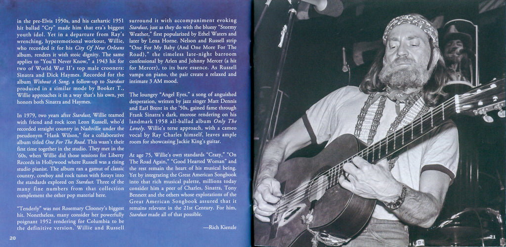 Willie Nelson – Stardust Music CD