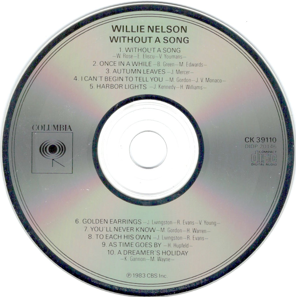 Willie Nelson – Without a Song Music CD