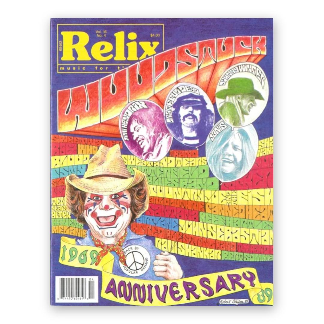 Woodstock - August 1989 Relix Issue Magazine